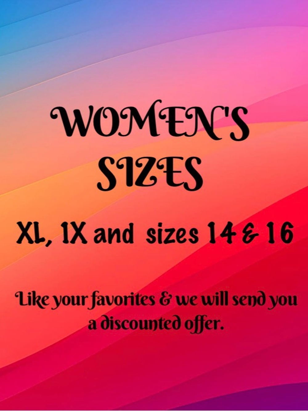 WOMEN'S SIZE XL